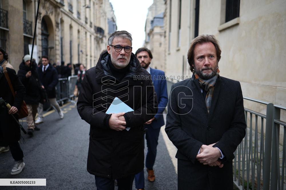 PS members meet with Prime Minister - Paris