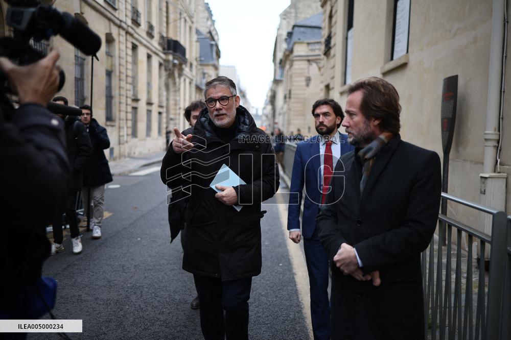 PS members meet with Prime Minister - Paris