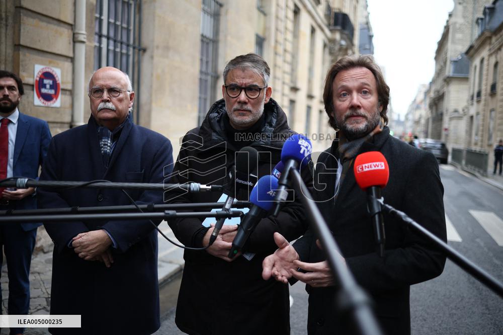 PS members meet with Prime Minister - Paris