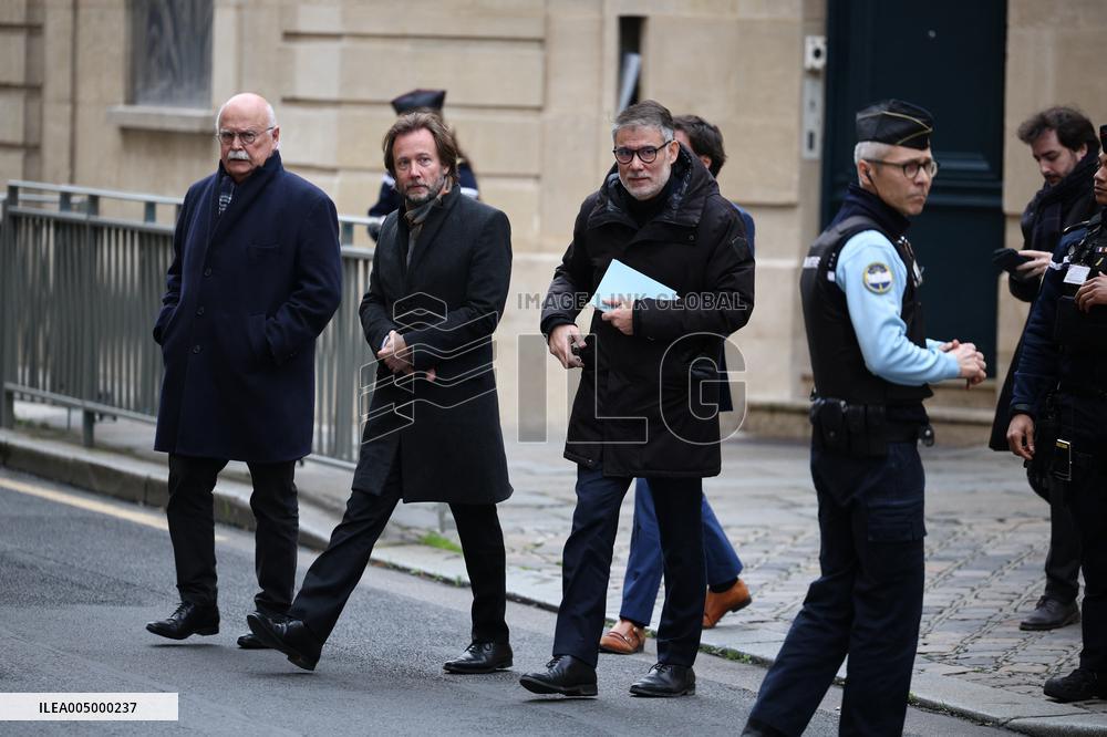 PS members meet with Prime Minister - Paris