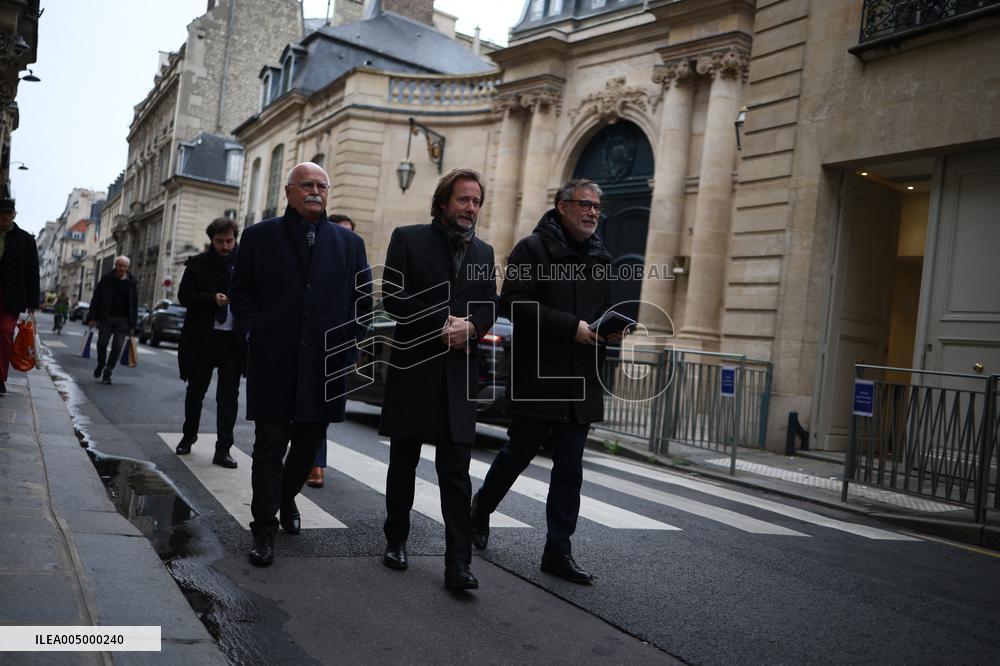 PS members meet with Prime Minister - Paris