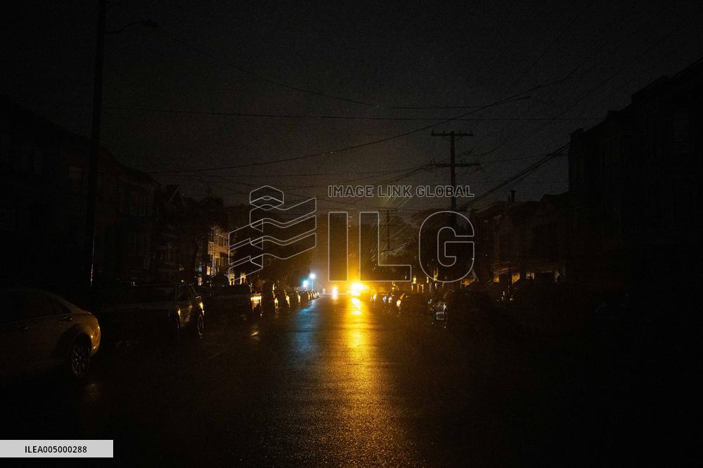 Power Outage Reported - San Francisco