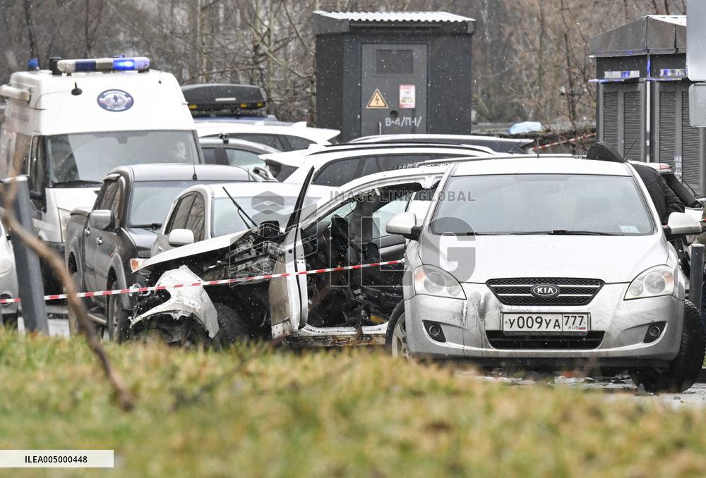 Car Explosion Incident - Moscow