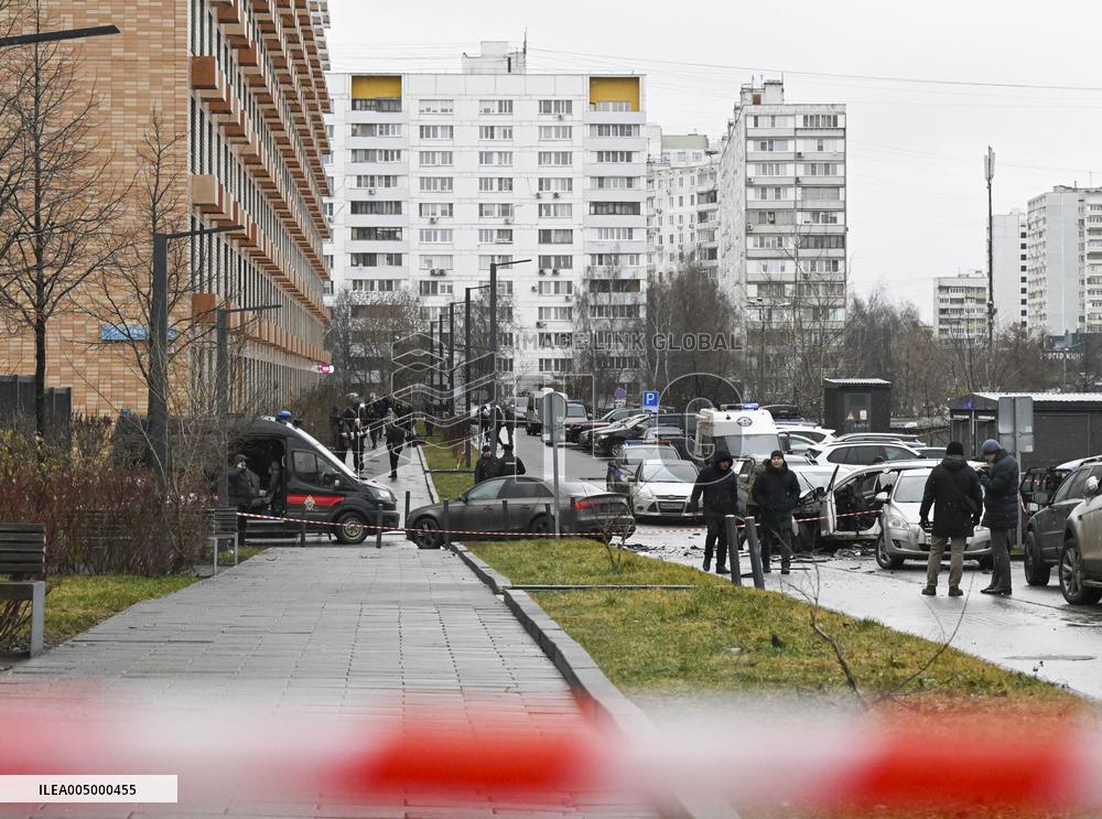 Car Explosion Incident - Moscow