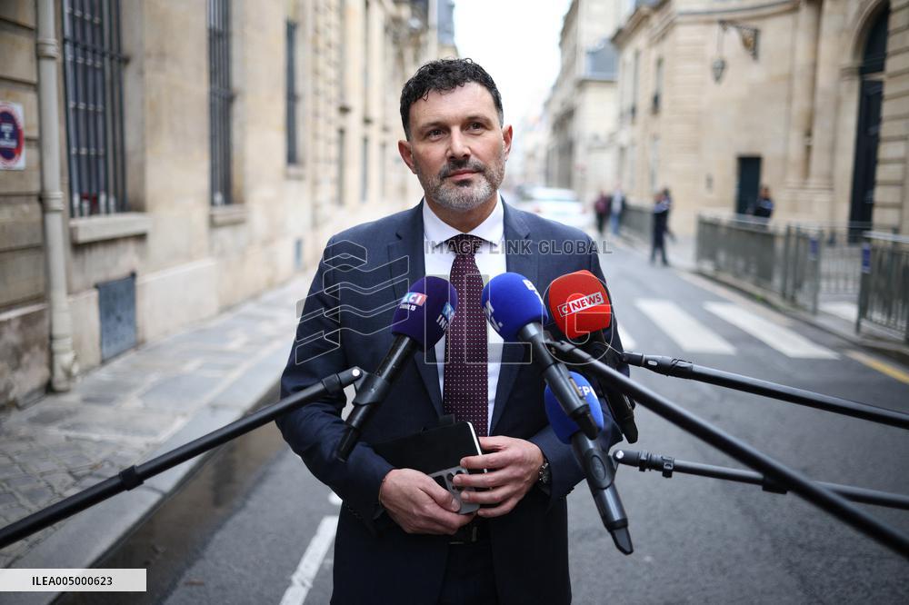 Rassemblement des democrates member meet with Prime Minister - Paris