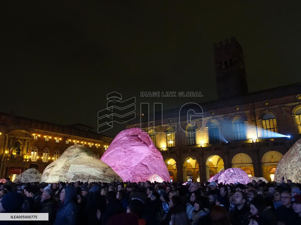 Christmas installations in Bologna - Italy