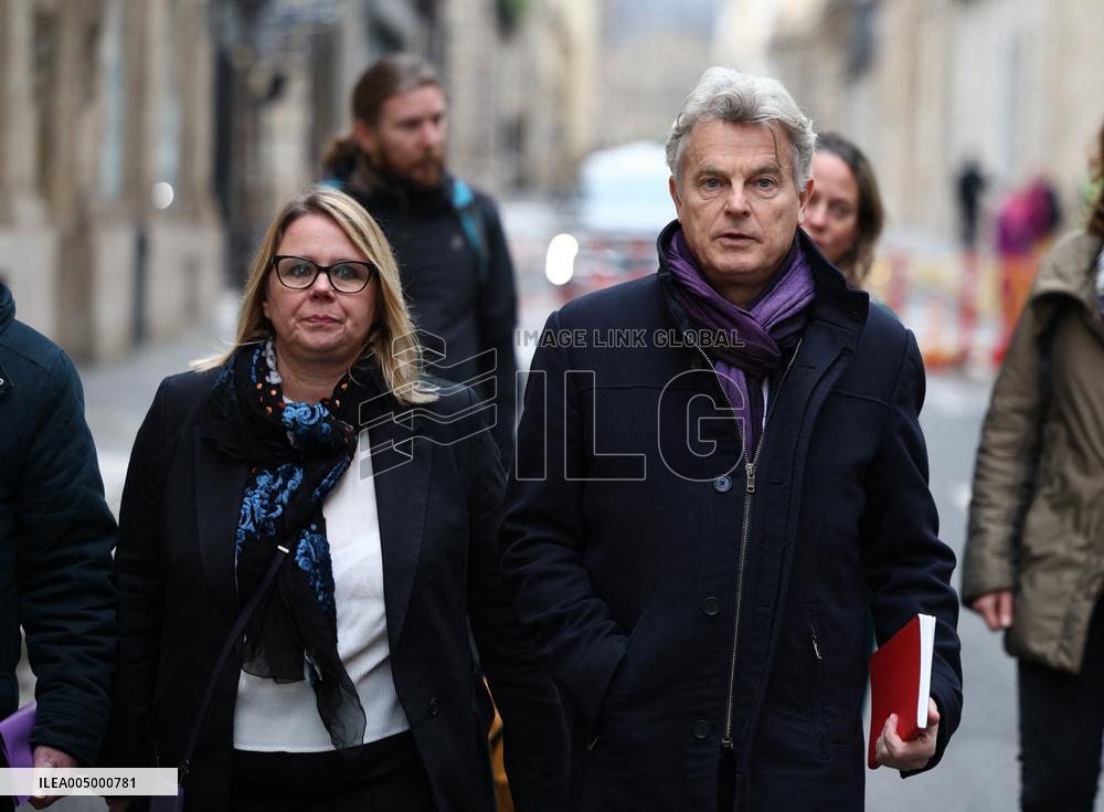 French Communist Party Members Meet With Prime Minister - Paris