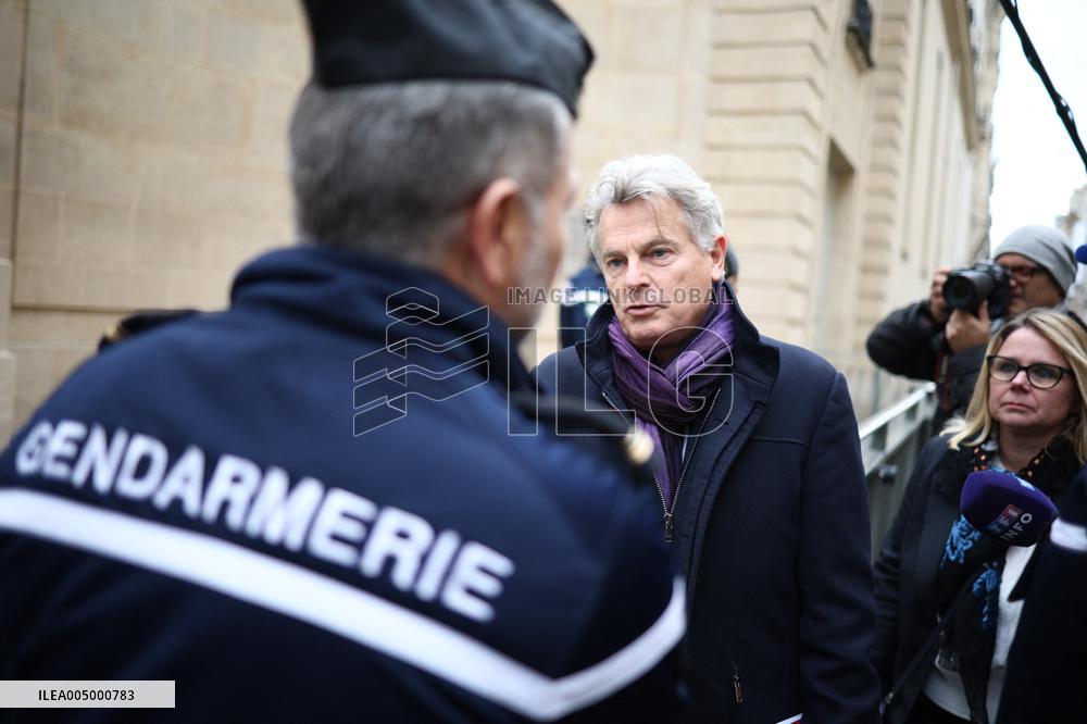 French Communist Party Members Meet With Prime Minister - Paris