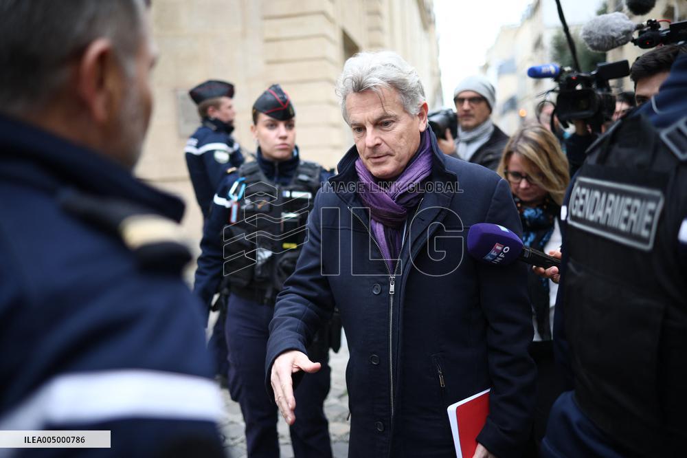 French Communist Party Members Meet With Prime Minister - Paris