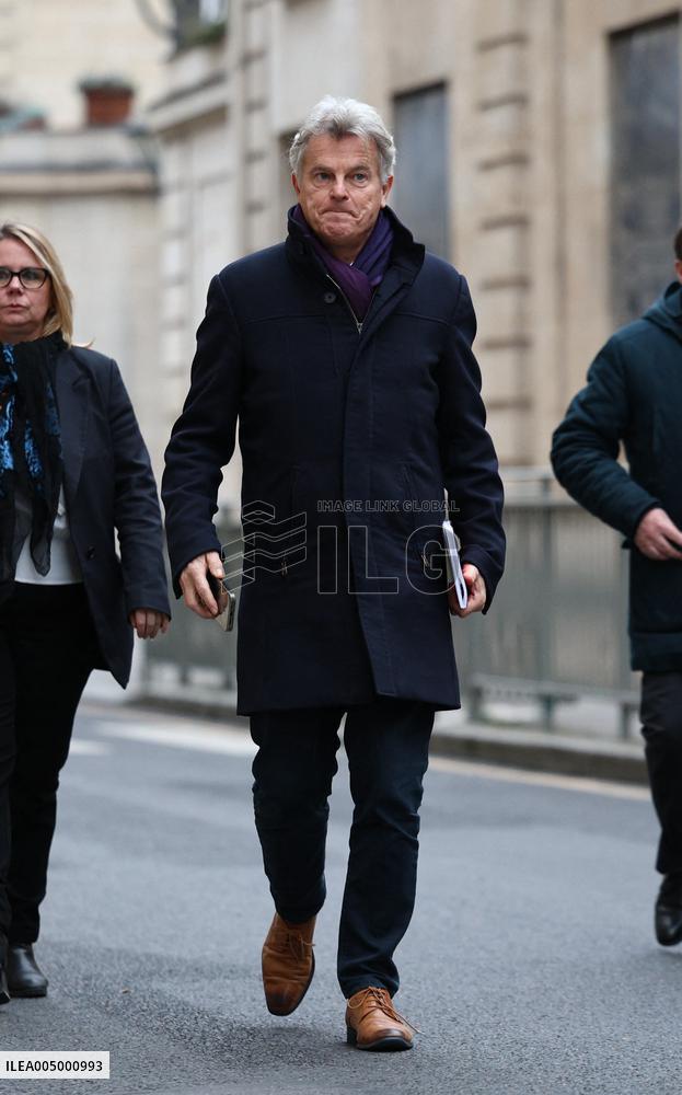 French Communist Party Members Meet With Prime Minister - Paris