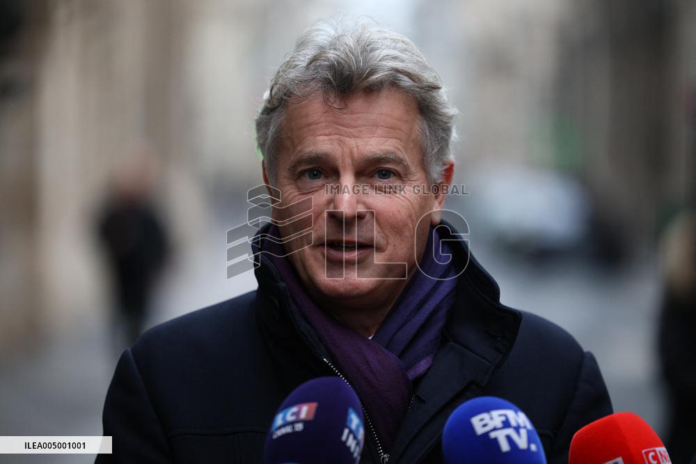 French Communist Party Members Meet With Prime Minister - Paris