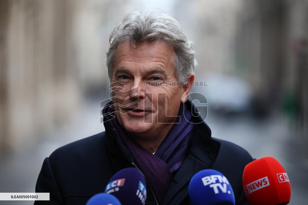 French Communist Party Members Meet With Prime Minister - Paris