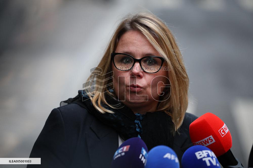 French Communist Party Members Meet With Prime Minister - Paris