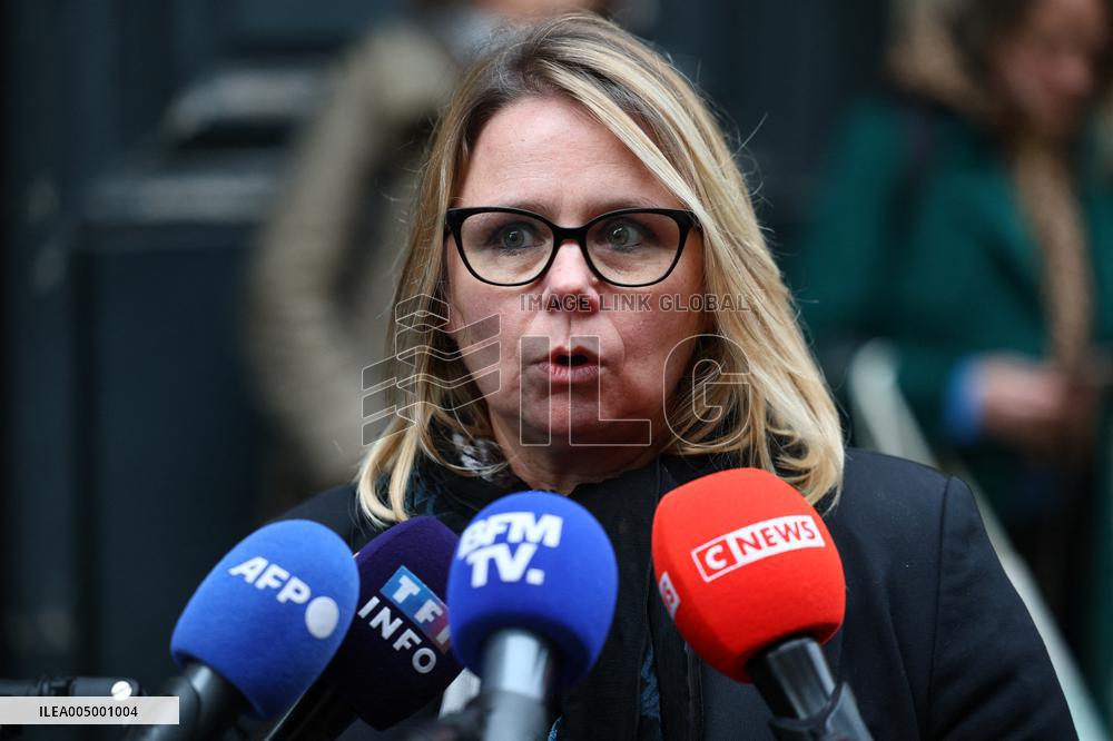 French Communist Party Members Meet With Prime Minister - Paris