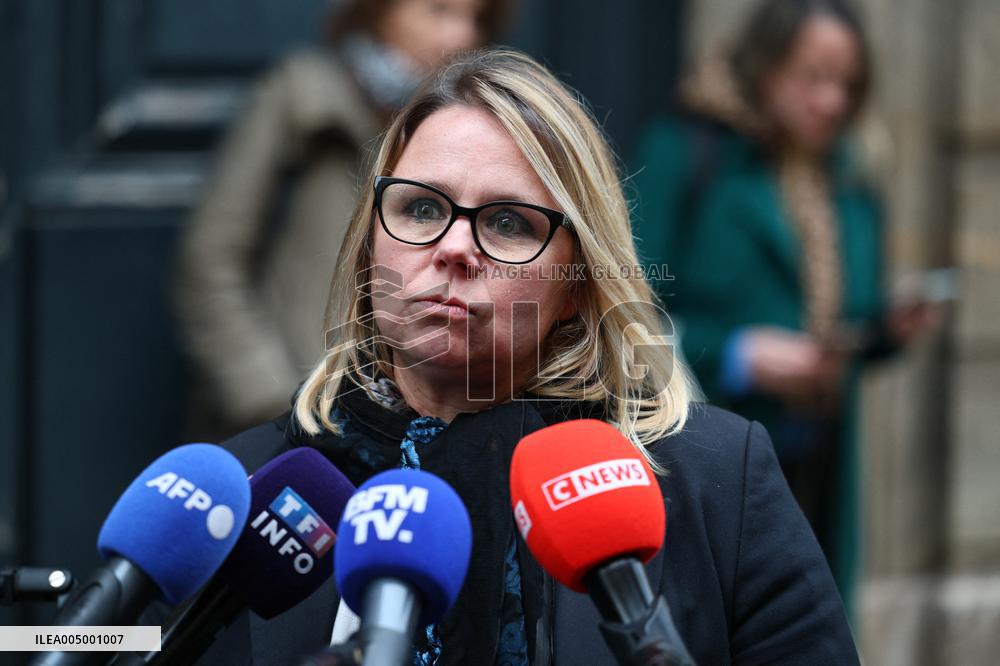 French Communist Party Members Meet With Prime Minister - Paris