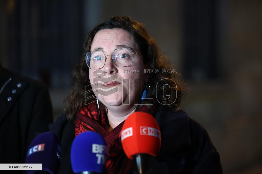 Ecologist and Social Party Members Meet With Prime Minister - Paris