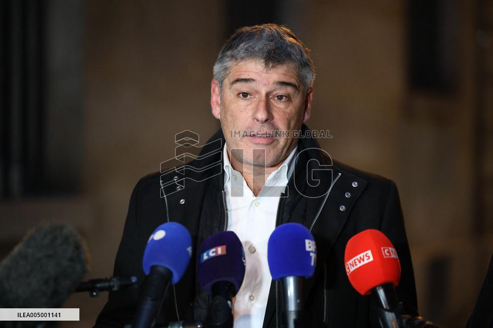 Ecologist and Social Party Members Meet With Prime Minister - Paris