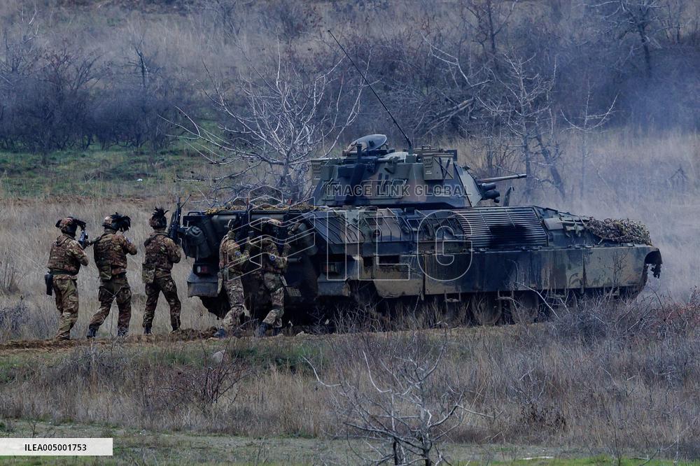 Italian Contingent Conducts Training Activities In Novo Selo - Bulgari