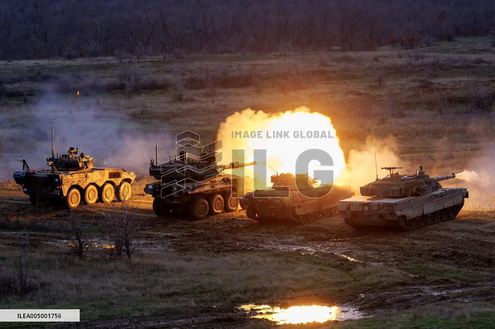 Italian Contingent Conducts Training Activities In Novo Selo - Bulgari