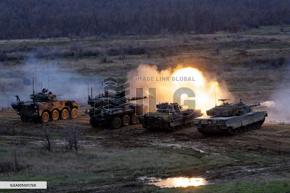 Italian Contingent Conducts Training Activities In Novo Selo - Bulgari