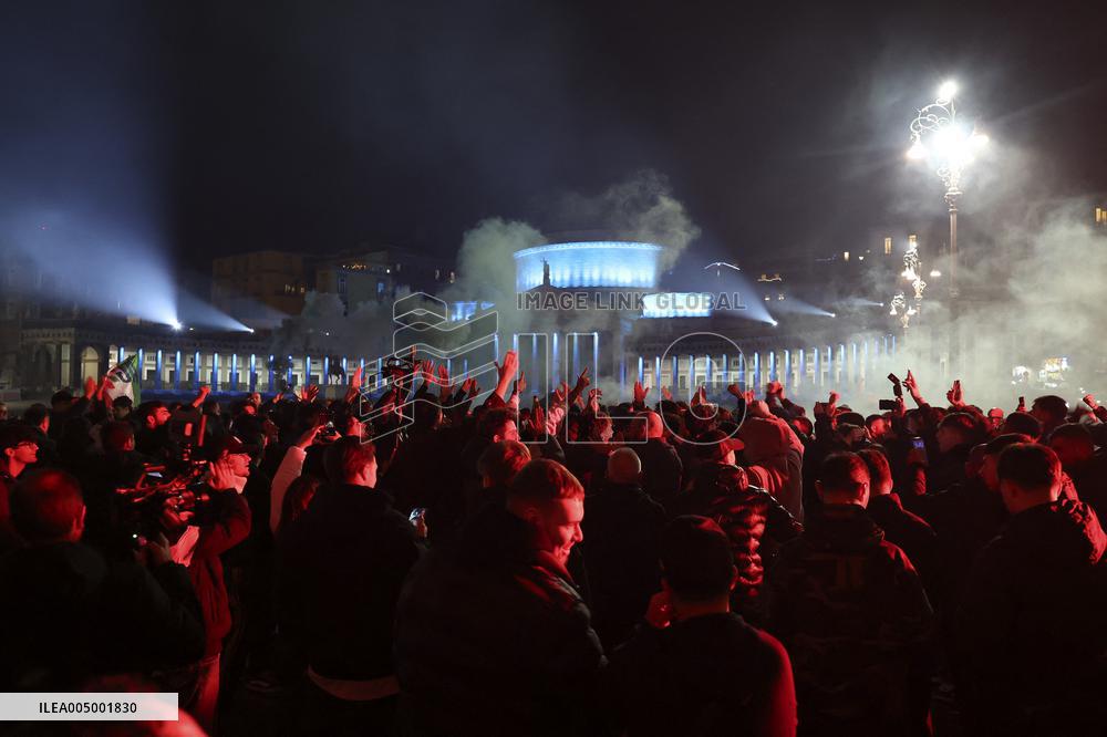Napoli Fans Celebrate Supercoppa Italiana Victory In Napoli - Italy