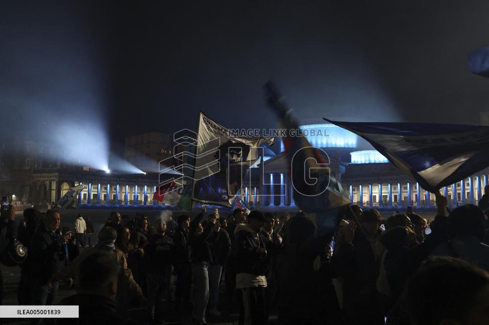 Napoli Fans Celebrate Supercoppa Italiana Victory In Napoli - Italy