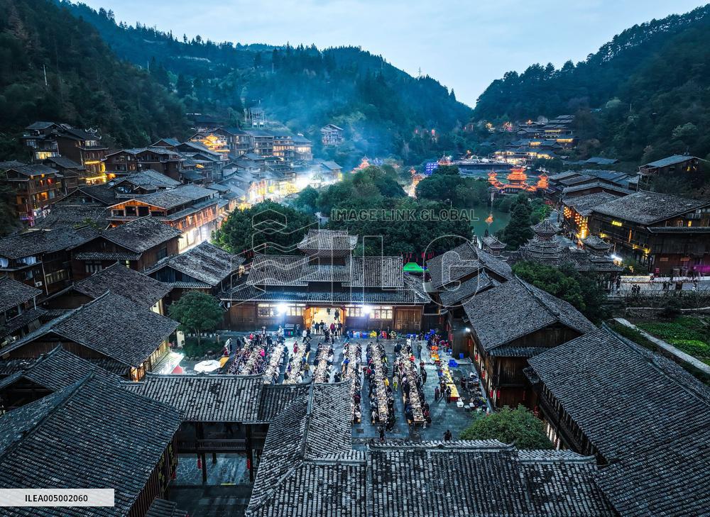 Tourism Developments In Zhaoxing Dong Village - China