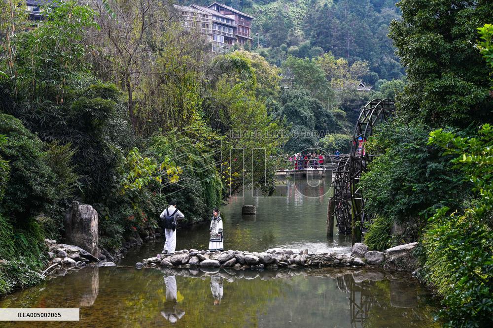 Tourism Developments In Zhaoxing Dong Village - China