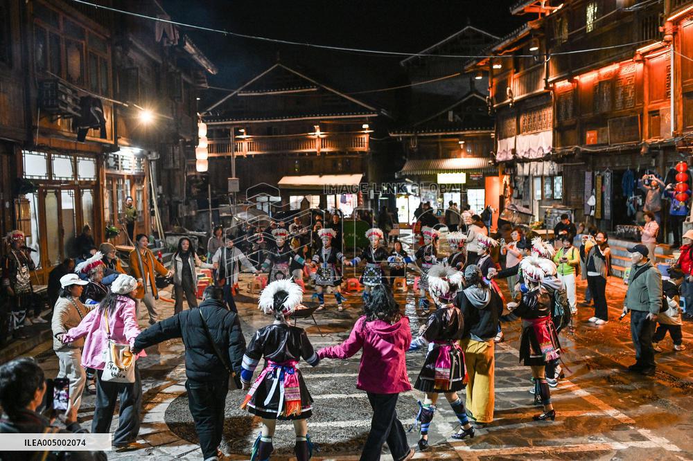 Tourism Developments In Zhaoxing Dong Village - China