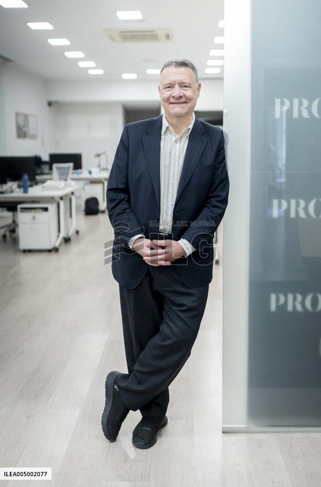 Portrait of Economist and Former Minister of Public Administration of Spain Jordi Sevilla - Madrid