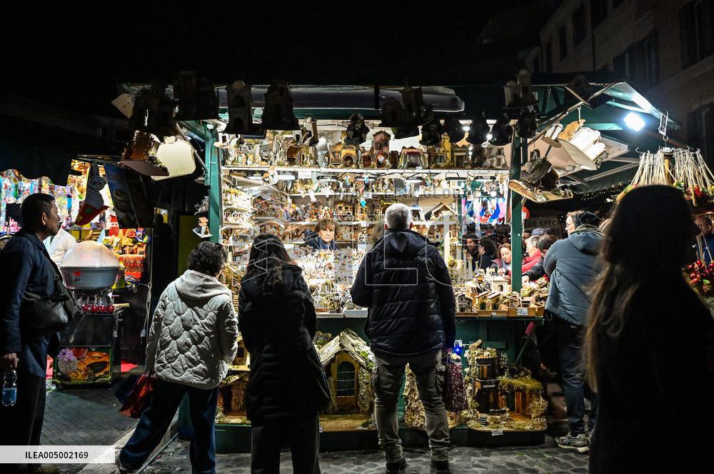 Christmas Markets Open At Piazza Navona - Rome