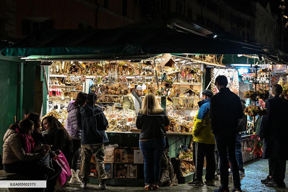 Christmas Markets Open At Piazza Navona - Rome