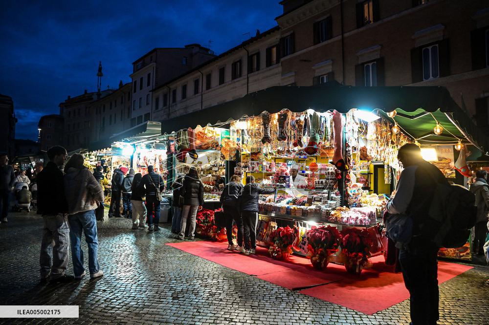 Christmas Markets Open At Piazza Navona - Rome
