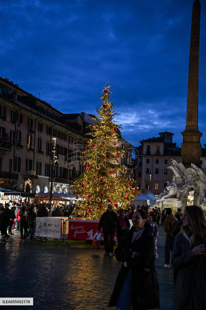 Christmas Markets Open At Piazza Navona - Rome