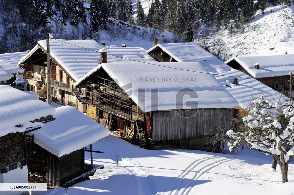 Illustration - Beaufortain - Beaufort Region - France