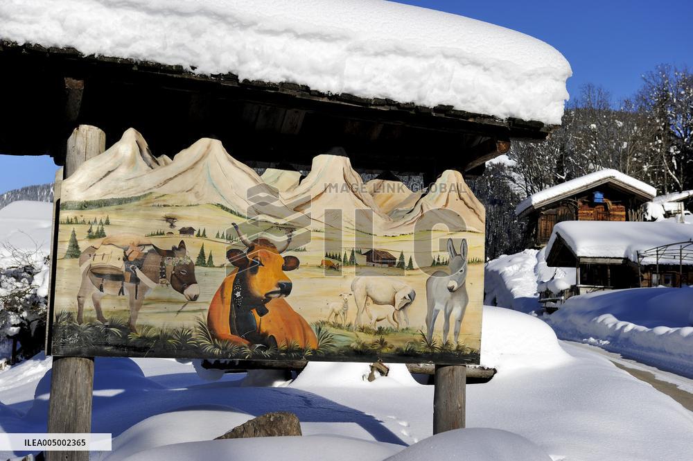 Illustration - Beaufortain - Beaufort Region - France