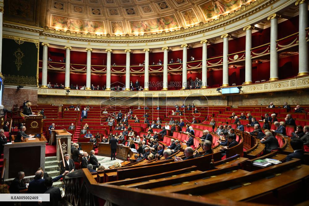 Questions to the government at the National Assembly - Paris