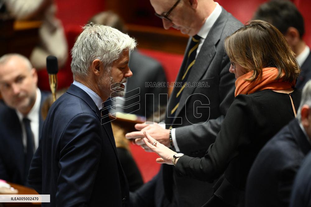 Questions to the government at the National Assembly - Paris