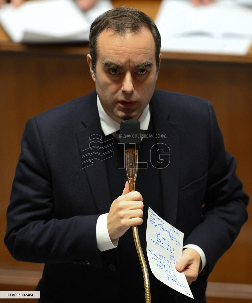 Questions to the government at the National Assembly - Paris