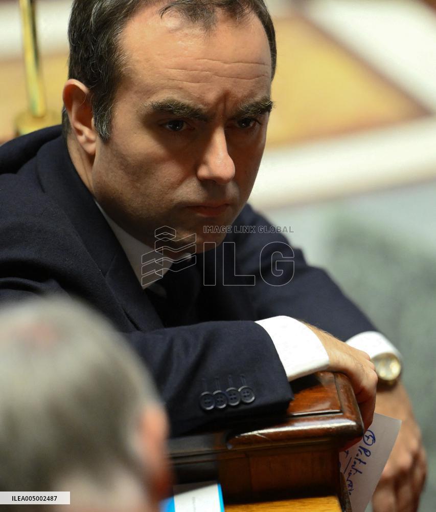 Questions to the government at the National Assembly - Paris