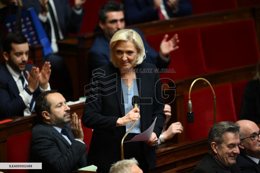 Questions to the government at the National Assembly - Paris