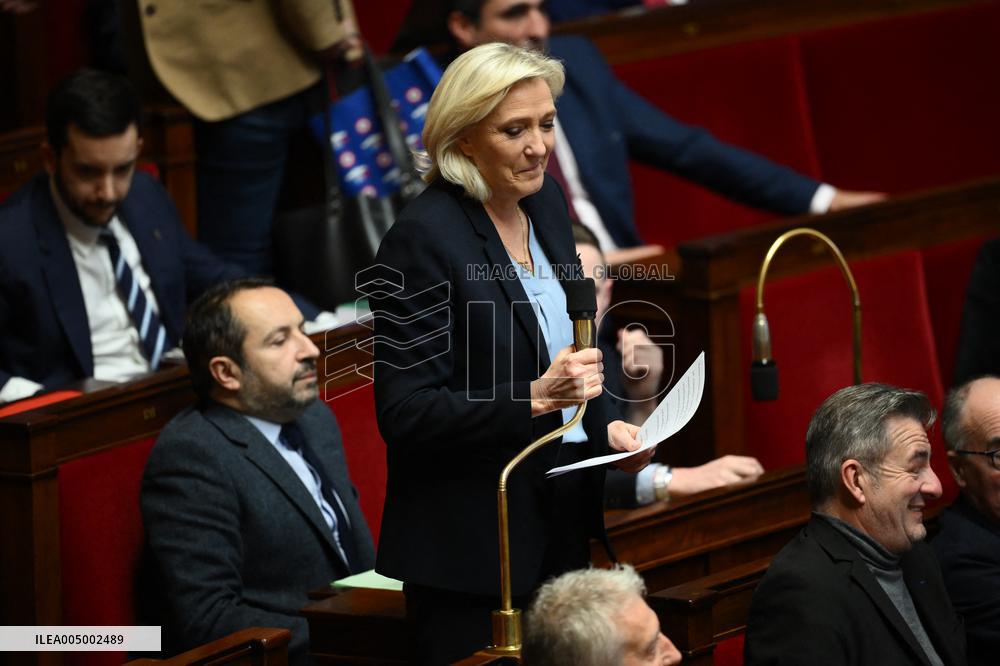 Questions to the government at the National Assembly - Paris