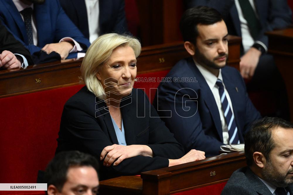 Questions to the government at the National Assembly - Paris