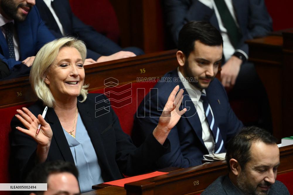 Questions to the government at the National Assembly - Paris