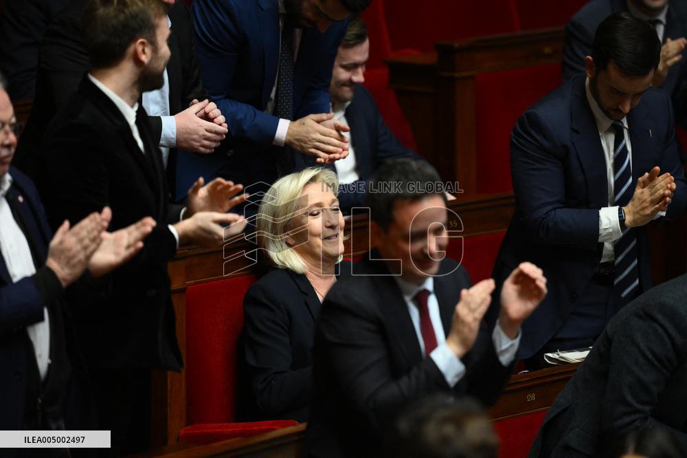 Questions to the government at the National Assembly - Paris