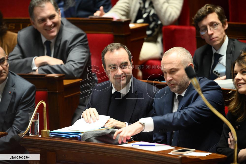 Questions to the government at the National Assembly - Paris