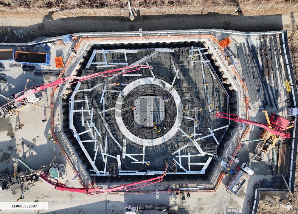 Construction Site of The Shijiazhuang-Xiong'an Intercity Railway - China