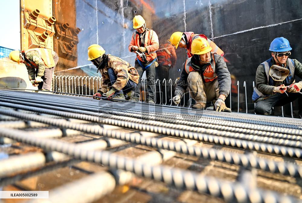 Construction Site of The Shijiazhuang-Xiong'an Intercity Railway - China