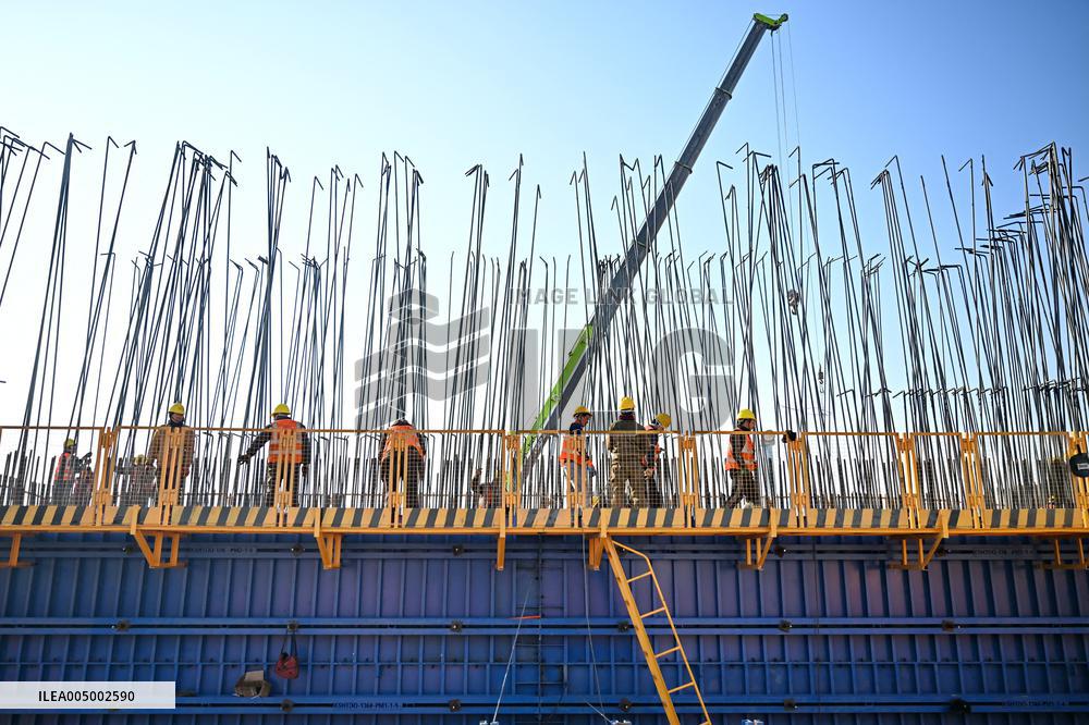 Construction Site of The Shijiazhuang-Xiong'an Intercity Railway - China
