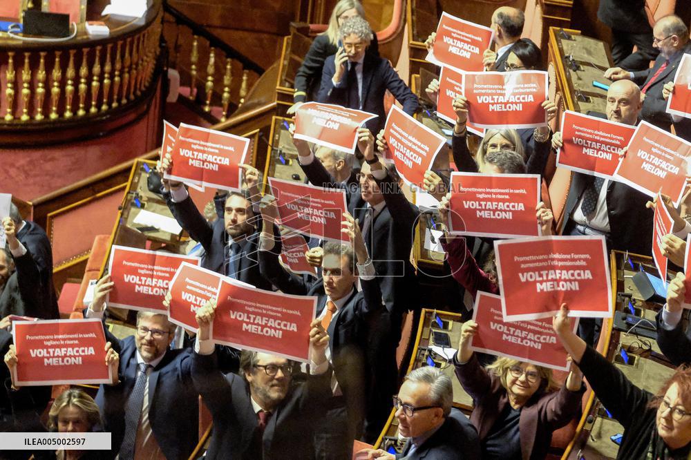 Approval of The State Budget Law for The 2026 Financial Budget - Rome